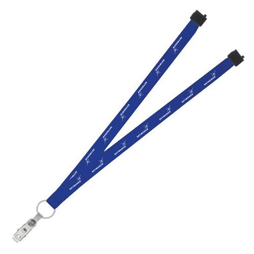 Snap Lanyard with Bulldog Clip image thumbnail