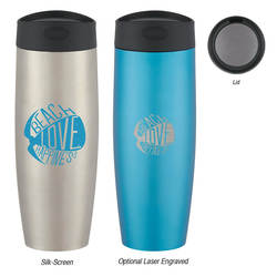 Image of 16 Oz. Stainless Steel Metallic Sorbet Tumbler