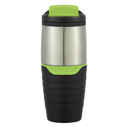 16 Oz. Stainless Steel Tumbler With Flip Lock Lid image thumbnail