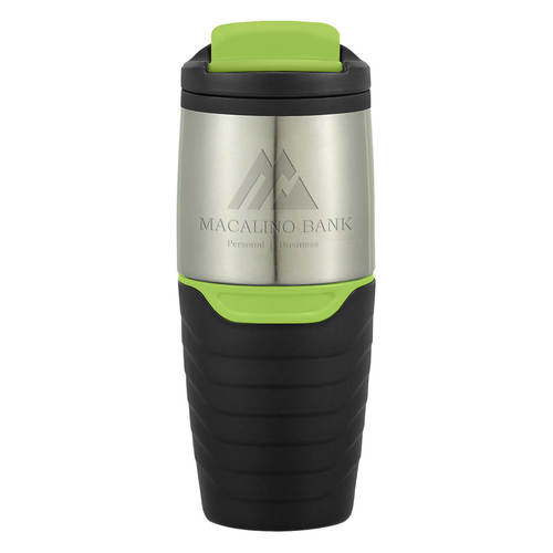 16 Oz. Stainless Steel Tumbler With Flip Lock Lid image thumbnail