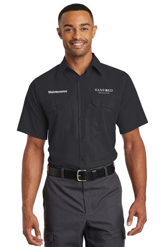 Maintenance - Red Kap® Short Sleeve Solid Ripstop Shirt image thumbnail