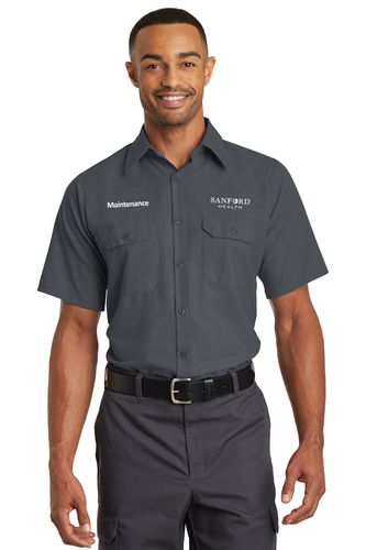 Maintenance - Red Kap® Short Sleeve Solid Ripstop Shirt image thumbnail