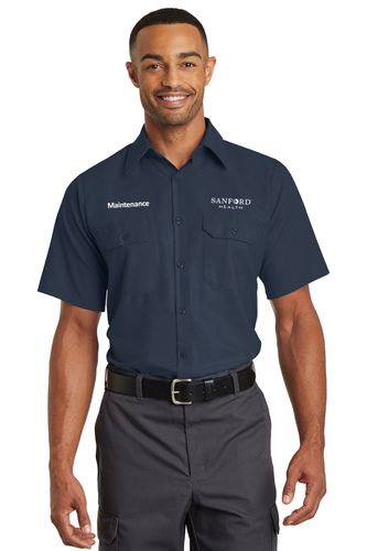 Maintenance - Red Kap® Short Sleeve Solid Ripstop Shirt image thumbnail