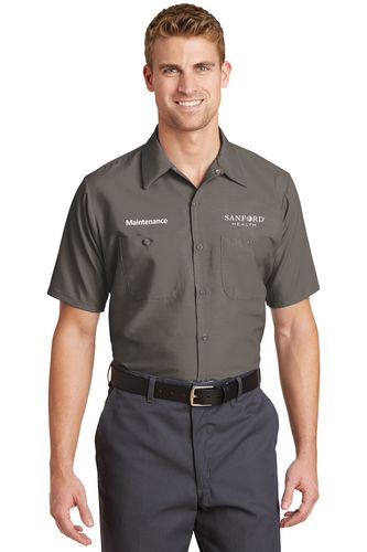 Maintenance - LONG Red Kap® Short Sleeve Industrial Work Shirt image thumbnail