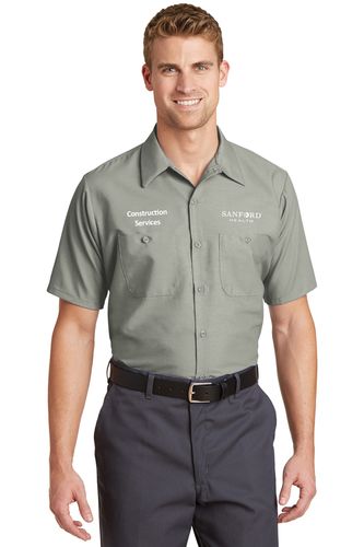 Construction Services - LONG Red Kap® Short Sleeve Industrial Work Shirt image thumbnail