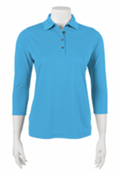 Image of Paragon - Women's Lady Palm Three-Quarter Sleeve Polo