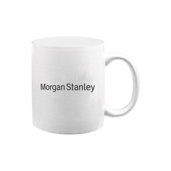 Image of Mug with Morgan Stanley Logo 11 oz. - White 