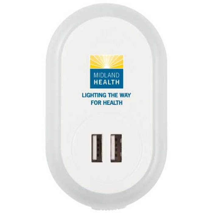 LED Nightlight w/Dual Port USB Adapter primary image