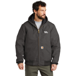 Image of Carhartt Quilted Flannel Duck Jacket (Gravel)