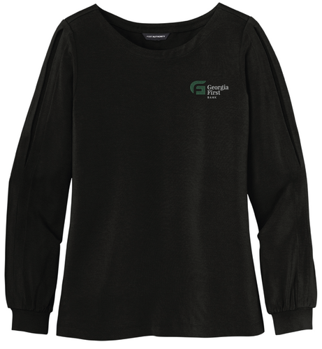 Port Authority ® Ladies Luxe Knit Jewel Neck Top image thumbnail