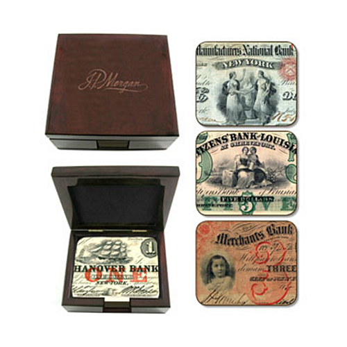 J.P. Morgan Historic Collection Currency Coaster Series image thumbnail
