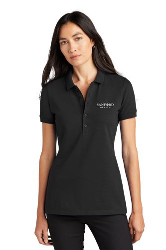 MERCER+METTLE™ Women’s Stretch Heavyweight Pique Polo image thumbnail