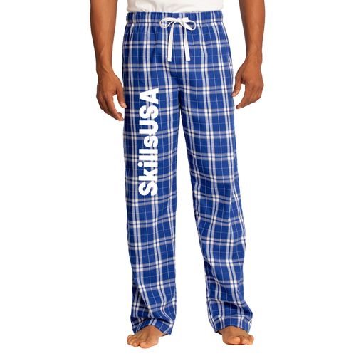 SkillsUSA Plaid Lounge Pants image thumbnail