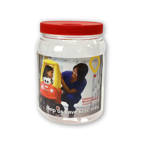 CANISTER / STANDARD DONATION CANISTER WITH DECAL image thumbnail