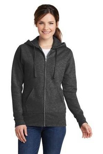 Port & Company Ladies Core Fleece Full-Zip Hooded Sweatshirt. LPC78ZH image thumbnail