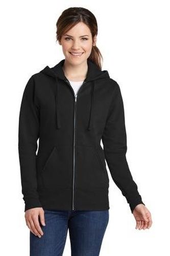 Port & Company Ladies Core Fleece Full-Zip Hooded Sweatshirt. LPC78ZH image thumbnail
