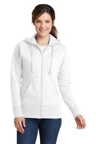 Port & Company Ladies Core Fleece Full-Zip Hooded Sweatshirt. LPC78ZH image thumbnail
