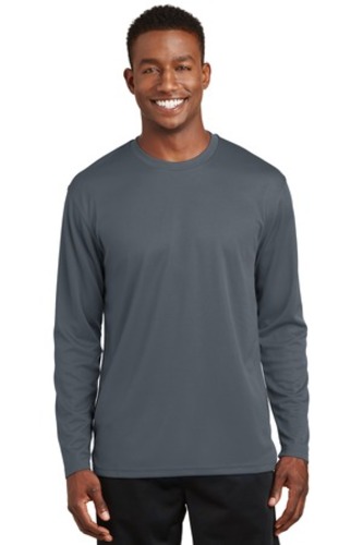 Sport-Tek® Dri-Mesh® Long Sleeve T-Shirt image thumbnail