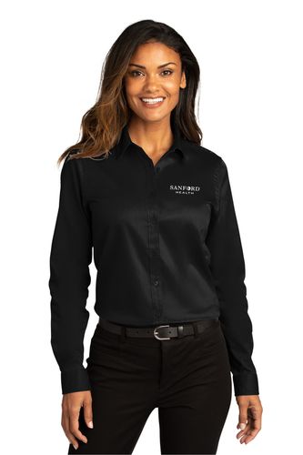 Port Authority® Ladies Long Sleeve SuperPro React image thumbnail