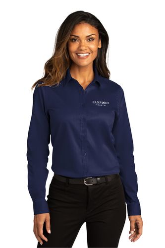 Port Authority® Ladies Long Sleeve SuperPro React image thumbnail