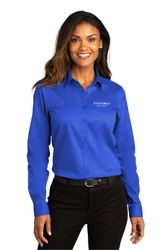 Image of Port Authority® Ladies Long Sleeve SuperPro React