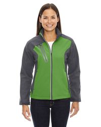 Image of Ash City - North End Ladies Terrain Colorblock Soft Shell with Embossed Print