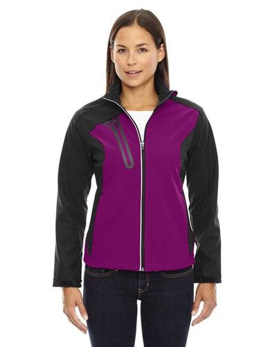 Ash City - North End Ladies Terrain Colorblock Soft Shell with Embossed Print image thumbnail