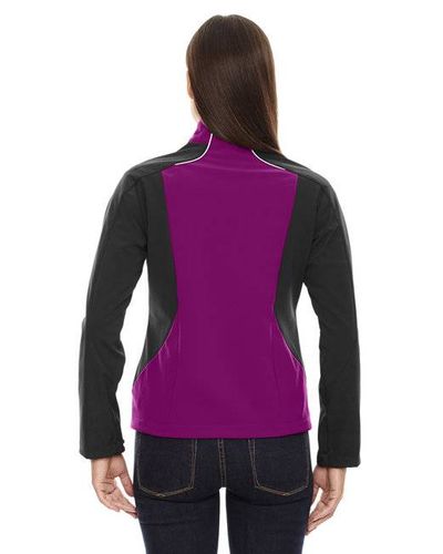 Ash City - North End Ladies Terrain Colorblock Soft Shell with Embossed Print image thumbnail