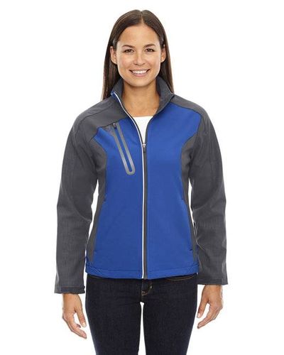 Ash City - North End Ladies Terrain Colorblock Soft Shell with Embossed Print image thumbnail