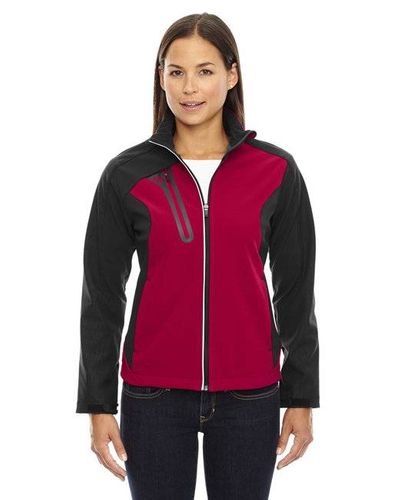 Ash City - North End Ladies Terrain Colorblock Soft Shell with Embossed Print image thumbnail