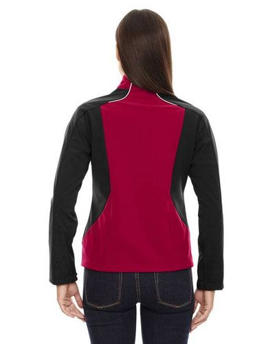 Ash City - North End Ladies Terrain Colorblock Soft Shell with Embossed Print image thumbnail