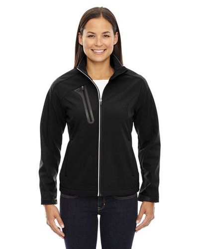 Ash City - North End Ladies Terrain Colorblock Soft Shell with Embossed Print image thumbnail