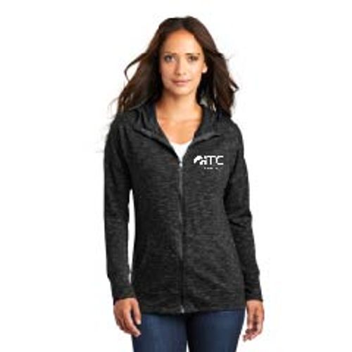 District Women's Medal Full-Zip Hoodie. DT665 image thumbnail