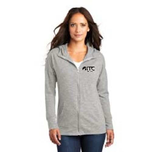 District Women's Medal Full-Zip Hoodie. DT665 image thumbnail