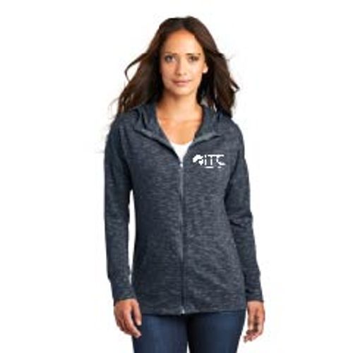 District Women's Medal Full-Zip Hoodie. DT665 image thumbnail