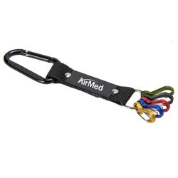 Image of Aluminum Carabiner Strap with Color-Code Key Clips
