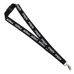 Image of 1" Silkscreen Lanyard with Breakaway Release