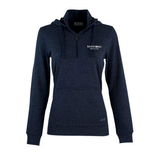 Greg Norman Ladies Lab 1/4 Zip Hoodie image thumbnail