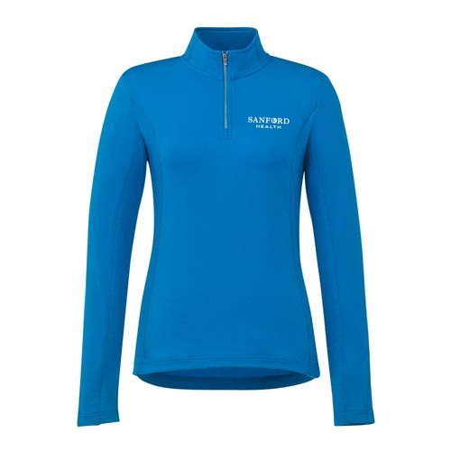 Caltech Knit Ladies Quarter Zip image thumbnail