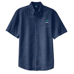 Image of Port & Company Short Sleeve Denim Shirt