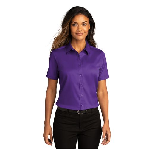 Ladies Short Sleeve Bottom Down  image thumbnail