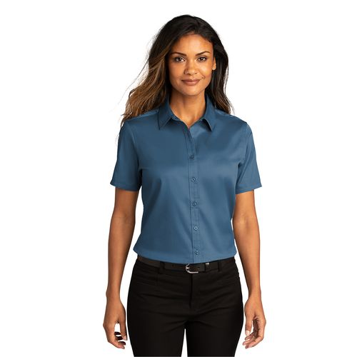 Ladies Short Sleeve Bottom Down  image thumbnail