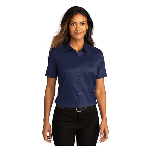 Ladies Short Sleeve Bottom Down  image thumbnail