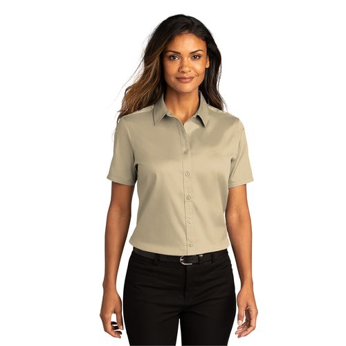 Ladies Short Sleeve Bottom Down  image thumbnail