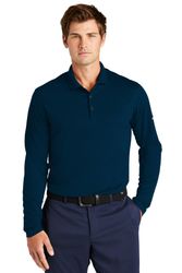Image of Nike Dri-FIT Micro Pique 2.0 Long Sleeve Polo