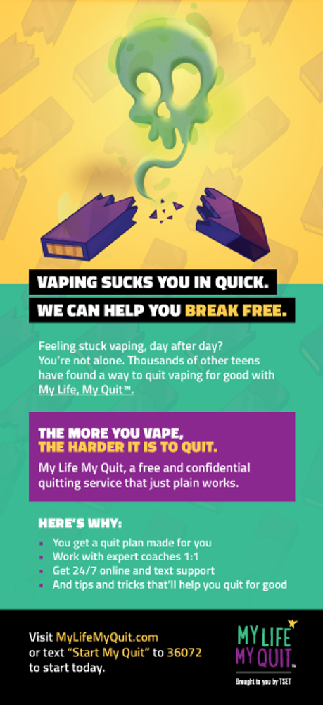 My Life, My Quit Bookmark Cards (Limit 4 packs of 50 cards) primary image