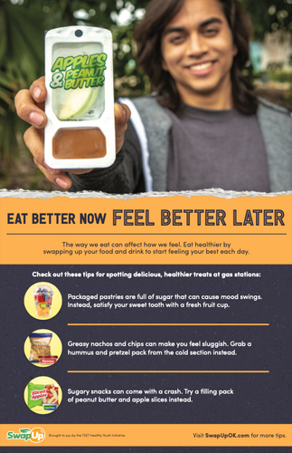 Youth Nutrition - Feel Better Poster (Gas Station Swaps) (No Limit) image thumbnail