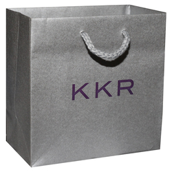 Image of Small Silver Gift Bag - Custom Order