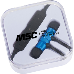 Image of MARTELL MAGNETIC METAL BLUETOOTH EARBUDS AND CASE