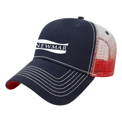 Image of NEWH22 Gradient Screen Print Mesh Cap